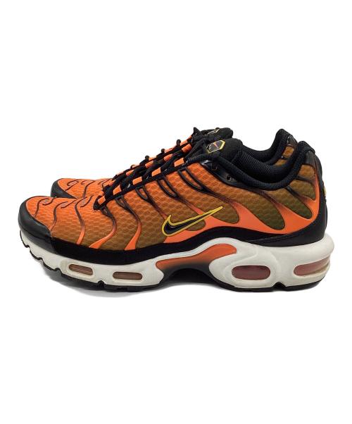 NIKE（ナイキ）NIKE (ナイキ) NIKE AIR MAX PLUS SAFETY ORANGE(ナイキ エア マックス プラス) オレンジ×ブラック サイズ:27㎝の古着・服飾アイテム