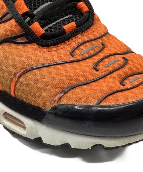 NIKE（ナイキ）NIKE (ナイキ) NIKE AIR MAX PLUS SAFETY ORANGE(ナイキ エア マックス プラス) オレンジ×ブラック サイズ:27㎝の古着・服飾アイテム