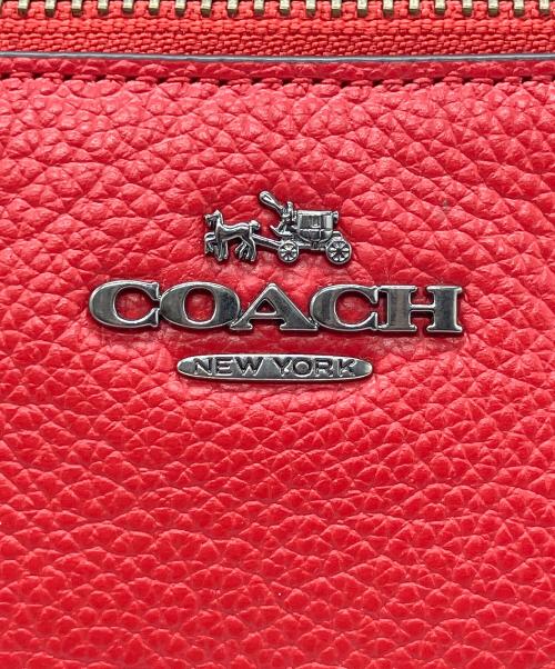 COACH（コーチ）COACH (コーチ) セカンドバッグ レッドの古着・服飾アイテム