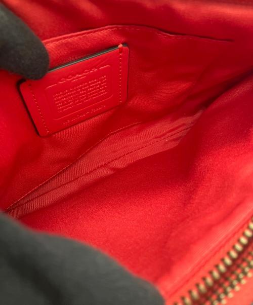 COACH（コーチ）COACH (コーチ) セカンドバッグ レッドの古着・服飾アイテム