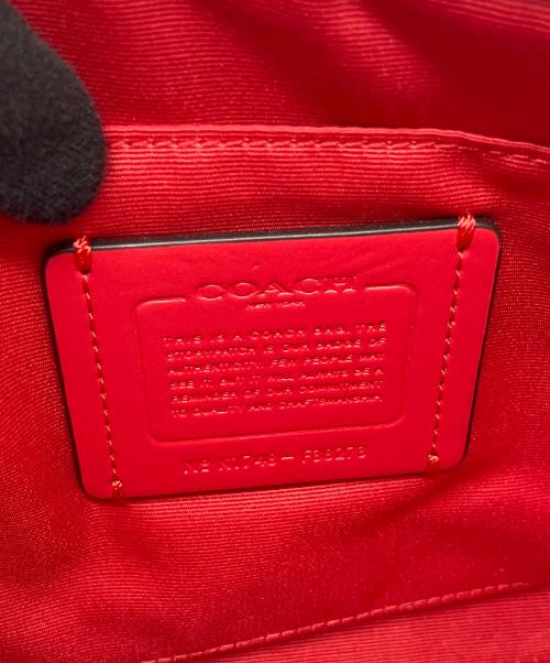 COACH（コーチ）COACH (コーチ) セカンドバッグ レッドの古着・服飾アイテム