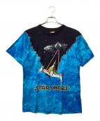 STAR WARSスターウォーズ）の古着「半袖カットソー」｜ブラック×ブルー
