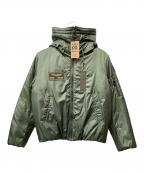 AVIREXアヴィレックス）の古着「中綿フライトジャケット」｜グリーン