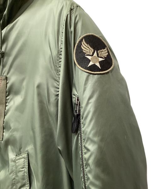 AVIREX（アヴィレックス）AVIREX (アヴィレックス) 中綿フライトジャケット グリーン サイズ:Mの古着・服飾アイテム