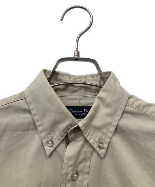Christian Dior MONSIEUR（クリスチャンディオールムッシュ）Christian Dior MONSIEUR (クリスチャンディオールムッシュ) 長袖シャツ ベージュ サイズ:Sの古着・服飾アイテム