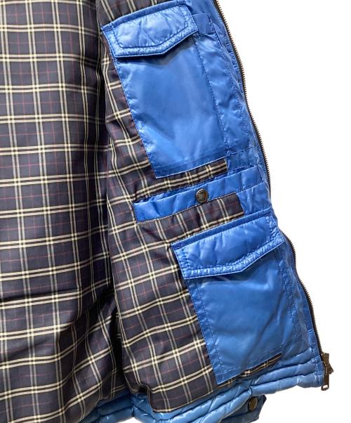 BURBERRY BLACK LABEL（バーバリーブラックレーベル）BURBERRY BLACK LABEL (バーバリーブラックレーベル) ダウンジャケット ブルー サイズ:Mの古着・服飾アイテム