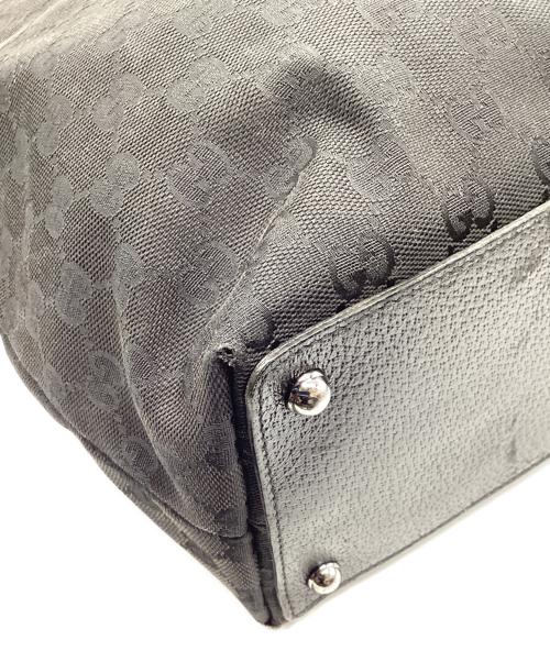 GUCCI（グッチ）GUCCI (グッチ) キャンバストートバッグ ブラックの古着・服飾アイテム