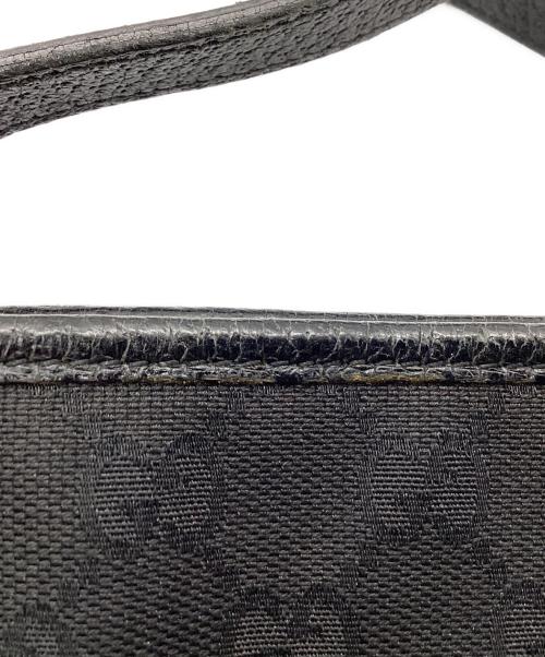 GUCCI（グッチ）GUCCI (グッチ) キャンバストートバッグ ブラックの古着・服飾アイテム