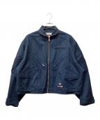 FACETASM×Dickiesファセッタズム×ディッキーズ）の古着「マルチジップ フライトジャケット」｜ネイビー