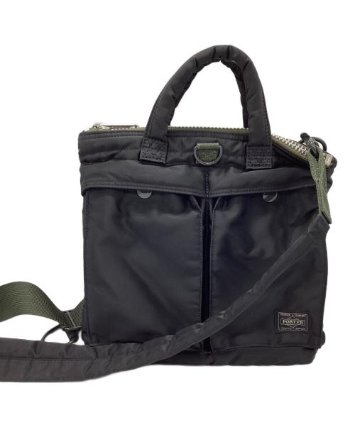 PORTER（ポーター）PORTER (ポーター) PX TANKER 2WAY HELMET BAG S ブラックの古着・服飾アイテム