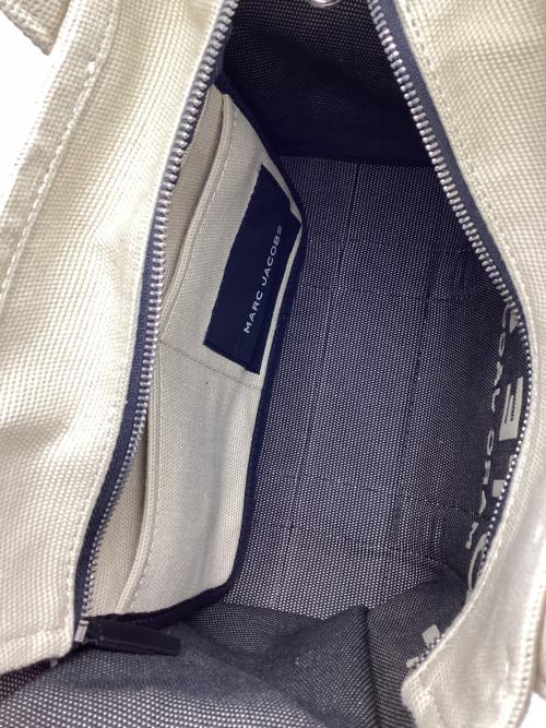 MARC JACOBS（マークジェイコブズ）MARC JACOBS (マークジェイコブズ) 2WAYキャンバスバッグ アイボリーの古着・服飾アイテム
