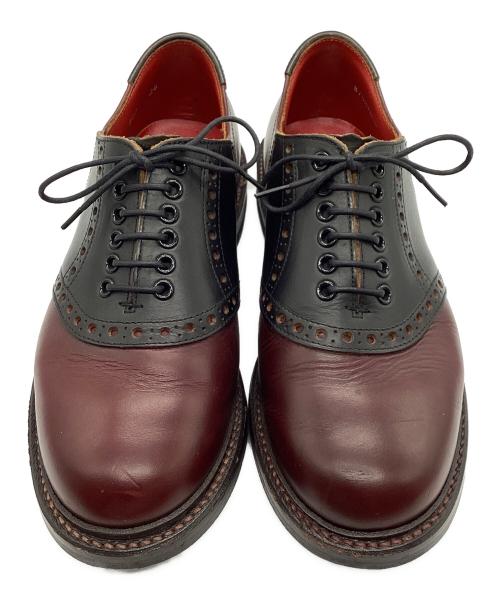 Shoe&Co.（リーガル シュー＆カンパニー）Shoe&Co. (リーガル シュー＆カンパニー) サドルシューズ ブラック×ブラウン サイズ:24の古着・服飾アイテム