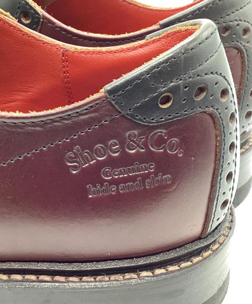 Shoe&Co.（リーガル シュー＆カンパニー）Shoe&Co. (リーガル シュー＆カンパニー) サドルシューズ ブラック×ブラウン サイズ:24の古着・服飾アイテム
