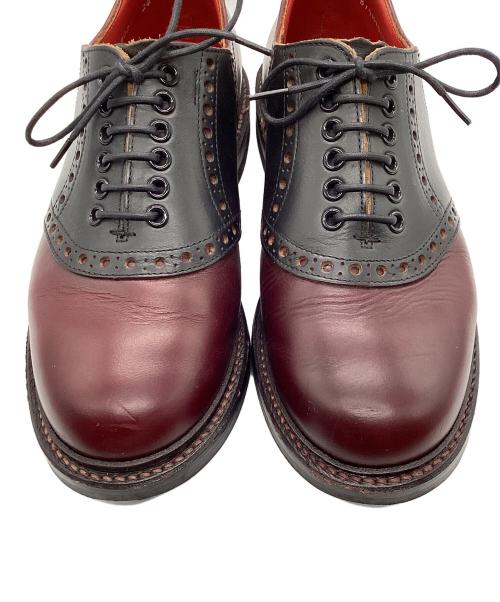 Shoe&Co.（リーガル シュー＆カンパニー）Shoe&Co. (リーガル シュー＆カンパニー) サドルシューズ ブラック×ブラウン サイズ:24の古着・服飾アイテム