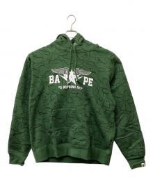 A BATHING APE（ア ベイシング エイプ）の古着「プルオーバーパーカー」｜グリーン