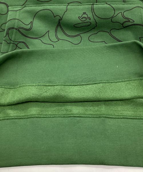 A BATHING APE（ア ベイシング エイプ）A BATHING APE (ア ベイシング エイプ) プルオーバーパーカー グリーン サイズ:2XLの古着・服飾アイテム