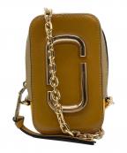 MARC JACOBSマークジェイコブス）の古着「ホットショットチェーンショルダーバッグ」｜イエロー×ベージュ