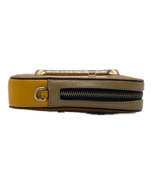 MARC JACOBS（マークジェイコブス）MARC JACOBS (マークジェイコブス) ホットショットチェーンショルダーバッグ イエロー×ベージュの古着・服飾アイテム