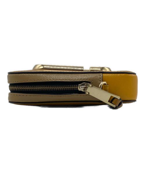 MARC JACOBS（マークジェイコブス）MARC JACOBS (マークジェイコブス) ホットショットチェーンショルダーバッグ イエロー×ベージュの古着・服飾アイテム