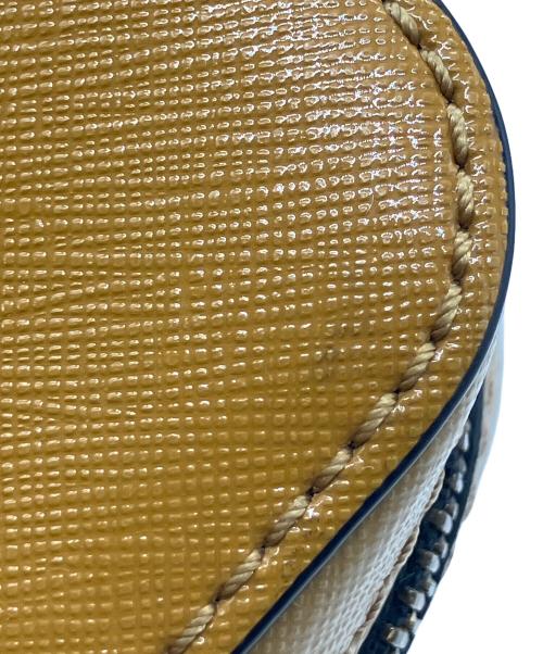 MARC JACOBS（マークジェイコブス）MARC JACOBS (マークジェイコブス) ホットショットチェーンショルダーバッグ イエロー×ベージュの古着・服飾アイテム