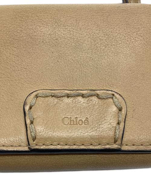 Chloe（クロエ）Chloe (クロエ) 3つ折り財布 ベージュの古着・服飾アイテム