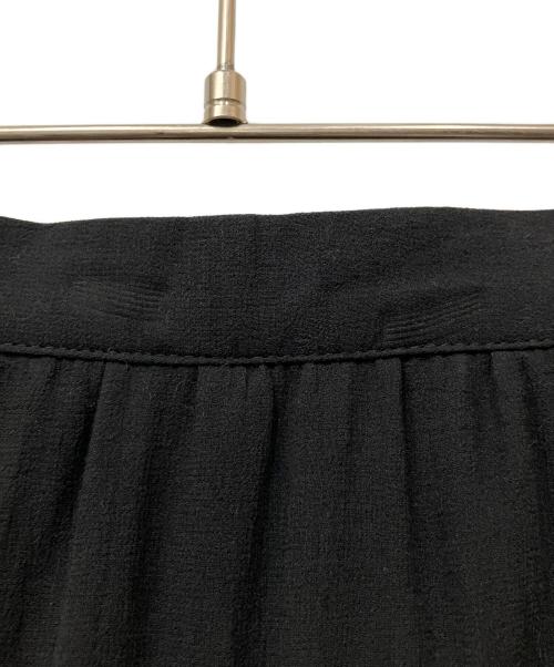 Snidel（スナイデル）Snidel (スナイデル) コットンシフォンティアードスカート ブラックの古着・服飾アイテム