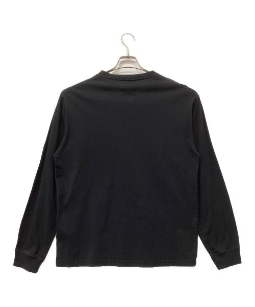 YOHJI YAMAMOTO（ヨウジヤマモト）YOHJI YAMAMOTO (ヨウジヤマモト) New Era (ニューエラ) 長袖カットソー ブラック サイズ:X LARGEの古着・服飾アイテム