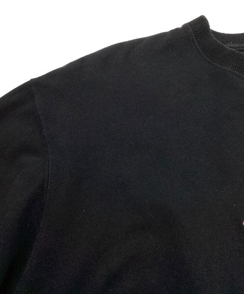 YOHJI YAMAMOTO（ヨウジヤマモト）YOHJI YAMAMOTO (ヨウジヤマモト) New Era (ニューエラ) 長袖カットソー ブラック サイズ:X LARGEの古着・服飾アイテム