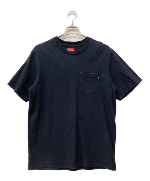 SUPREME（シュプリーム）SUPREME (シュプリーム) 半袖カットソー ネイビー サイズ:Lの古着・服飾アイテム