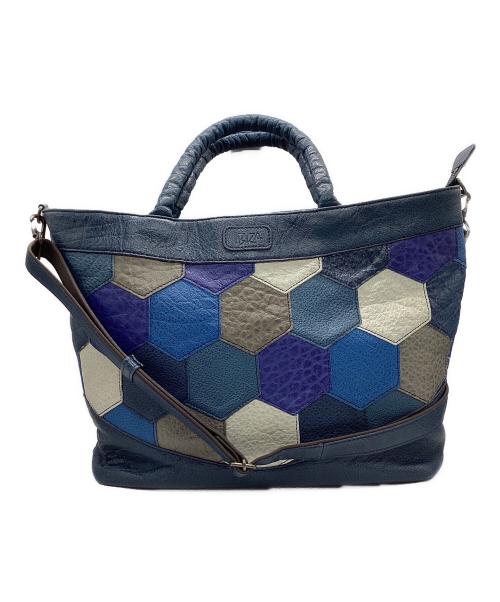 IBIZA（イビザ）IBIZA (イビザ) 2WAYバッグ ブルーの古着・服飾アイテム