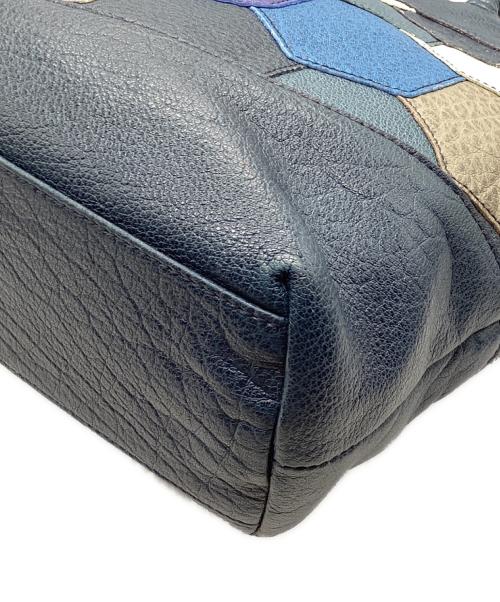 IBIZA（イビザ）IBIZA (イビザ) 2WAYバッグ ブルーの古着・服飾アイテム