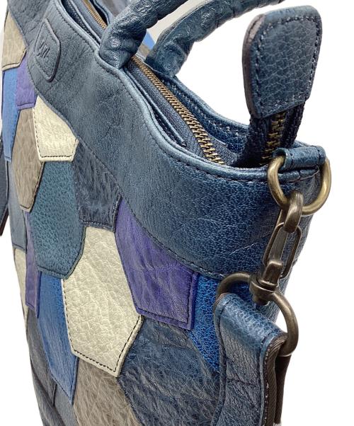 IBIZA（イビザ）IBIZA (イビザ) 2WAYバッグ ブルーの古着・服飾アイテム