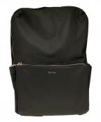 PAUL SMITHポールスミス）の古着「ナイロンアーティストストライプトリム」｜ブラック