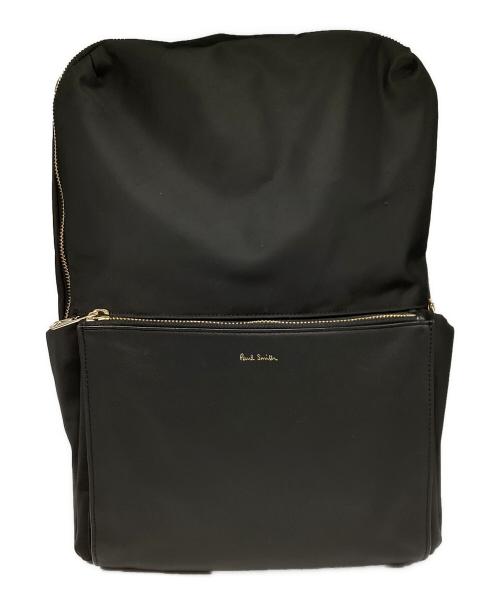 PAUL SMITH（ポールスミス）PAUL SMITH (ポールスミス) ナイロンアーティストストライプトリム ブラックの古着・服飾アイテム