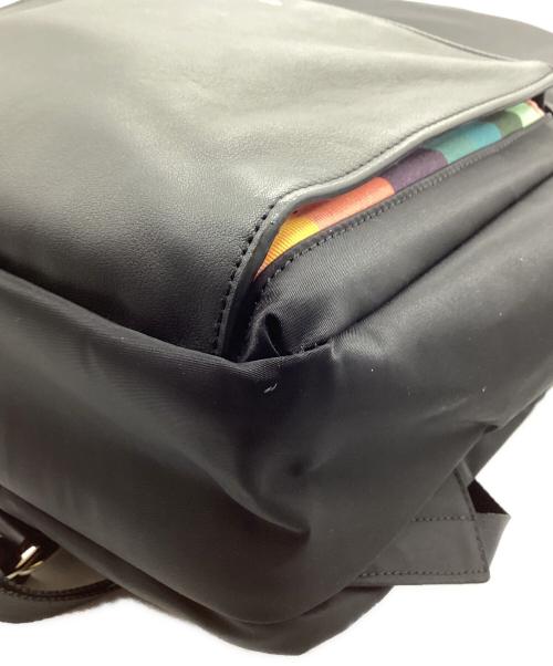 PAUL SMITH（ポールスミス）PAUL SMITH (ポールスミス) ナイロンアーティストストライプトリム ブラックの古着・服飾アイテム