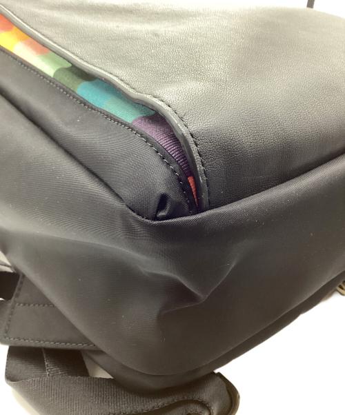 PAUL SMITH（ポールスミス）PAUL SMITH (ポールスミス) ナイロンアーティストストライプトリム ブラックの古着・服飾アイテム