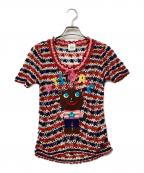 Hysteric Glamour×GRUNGE POPSヒステリックグラマー×）の古着「薄手ニット」｜マルチカラー