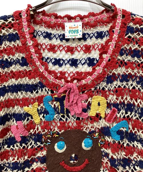 Hysteric Glamour（ヒステリックグラマー）Hysteric Glamour (ヒステリックグラマー) GRUNGE POPS 薄手ニット マルチカラー サイズ:Freeの古着・服飾アイテム