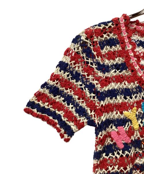 Hysteric Glamour（ヒステリックグラマー）Hysteric Glamour (ヒステリックグラマー) GRUNGE POPS 薄手ニット マルチカラー サイズ:Freeの古着・服飾アイテム