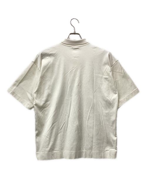 HUM VENT（ヒューベント）HUM VENT (ヒューベント) 半袖ポロシャツ アイボリー サイズ:2の古着・服飾アイテム