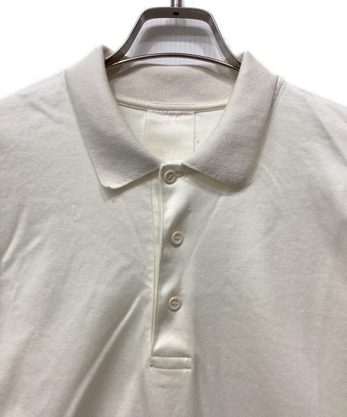 HUM VENT（ヒューベント）HUM VENT (ヒューベント) 半袖ポロシャツ アイボリー サイズ:2の古着・服飾アイテム