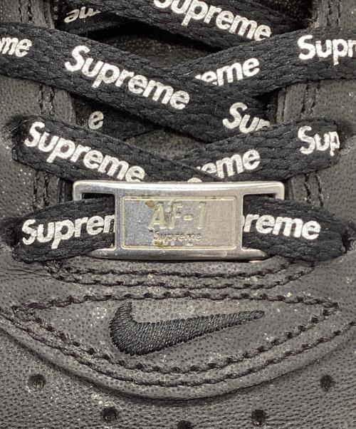 NIKE（ナイキ）NIKE (ナイキ) SUPREME (シュプリーム) AIR FORCE1 LOW CU9225-001 ブラック サイズ:US9の古着・服飾アイテム