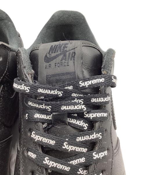 NIKE（ナイキ）NIKE (ナイキ) SUPREME (シュプリーム) AIR FORCE1 LOW CU9225-001 ブラック サイズ:US9の古着・服飾アイテム