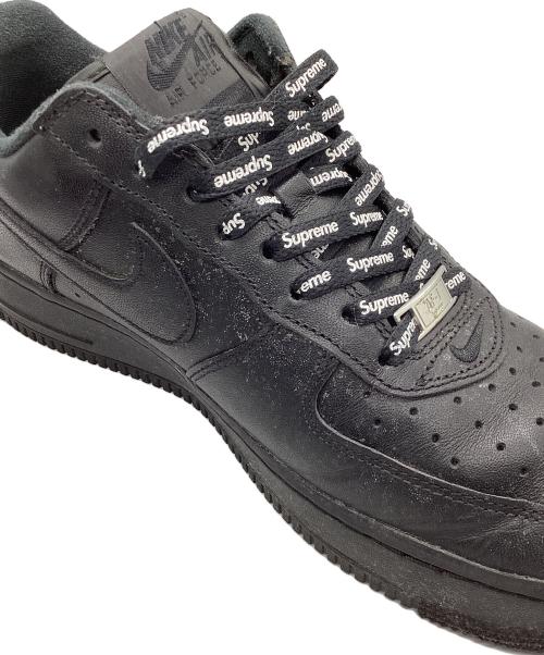 NIKE（ナイキ）NIKE (ナイキ) SUPREME (シュプリーム) AIR FORCE1 LOW CU9225-001 ブラック サイズ:US9の古着・服飾アイテム
