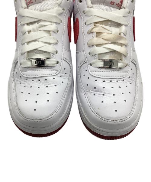NIKE（ナイキ）NIKE (ナイキ) AIR FORCE1(エアフォース1) ホワイト×レッド サイズ:US6の古着・服飾アイテム