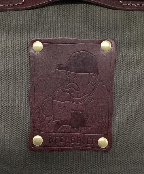 BEERBELLY（ビアベリー）BEERBELLY (ビアベリー) チェルシーバッグ グリーン×ブラウンの古着・服飾アイテム