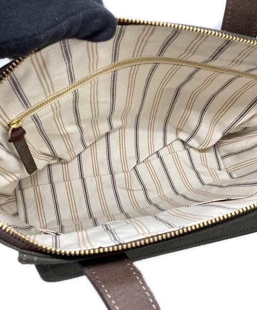 BEERBELLY（ビアベリー）BEERBELLY (ビアベリー) チェルシーバッグ グリーン×ブラウンの古着・服飾アイテム