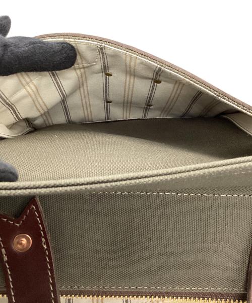 BEERBELLY（ビアベリー）BEERBELLY (ビアベリー) チェルシーバッグ グリーン×ブラウンの古着・服飾アイテム