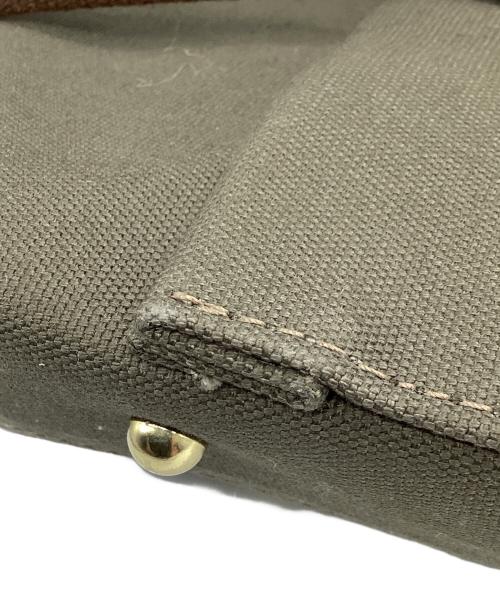 BEERBELLY（ビアベリー）BEERBELLY (ビアベリー) チェルシーバッグ グリーン×ブラウンの古着・服飾アイテム