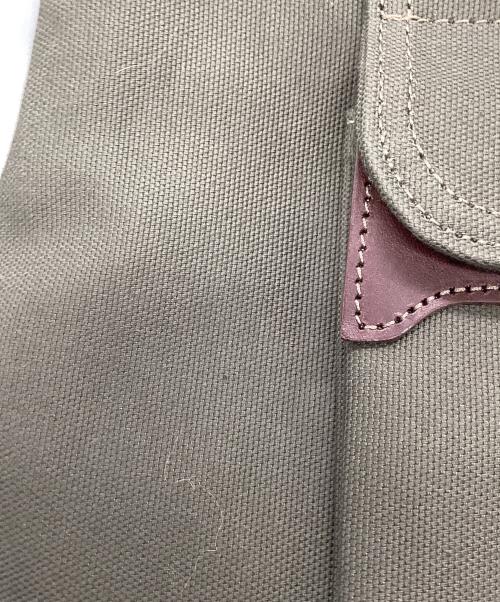 BEERBELLY（ビアベリー）BEERBELLY (ビアベリー) チェルシーバッグ グリーン×ブラウンの古着・服飾アイテム